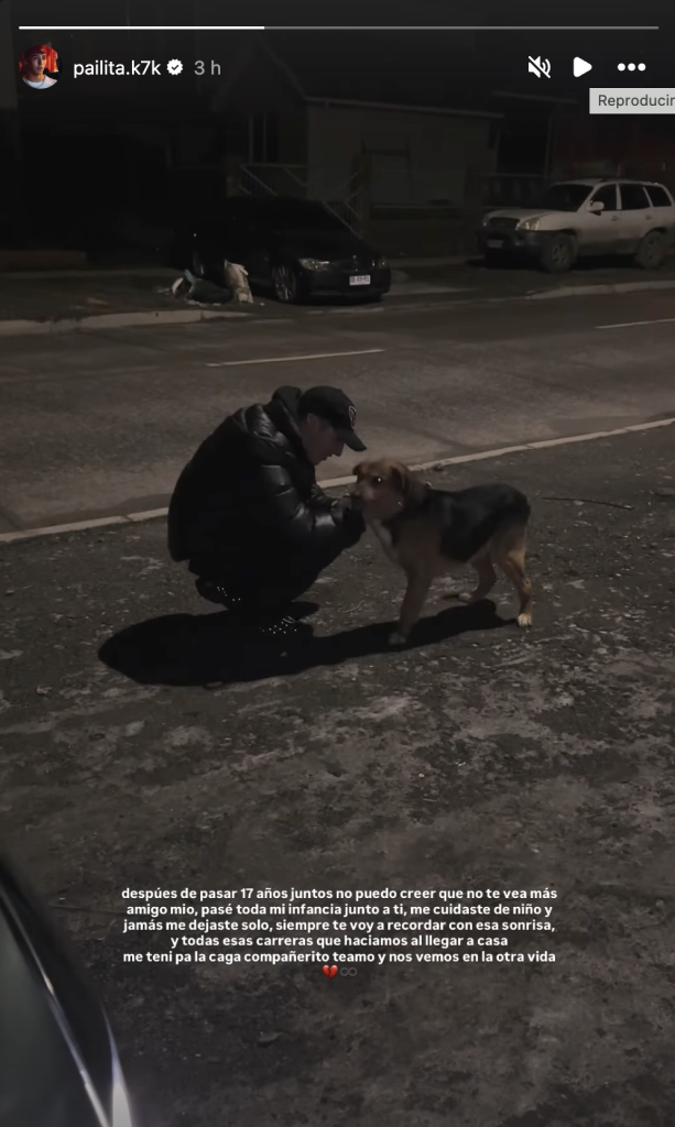 Pailita y su mascota